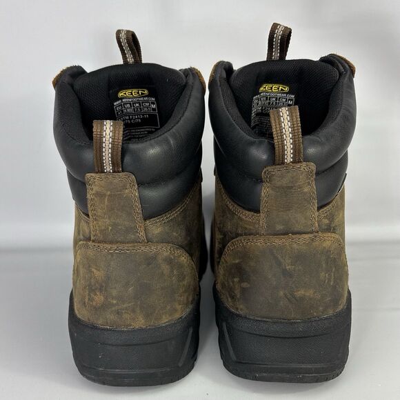 KEEN UTILITY WARREN #1015398 WATERPROOF STEEL SAFETY TOE WORK BOOT main image 5